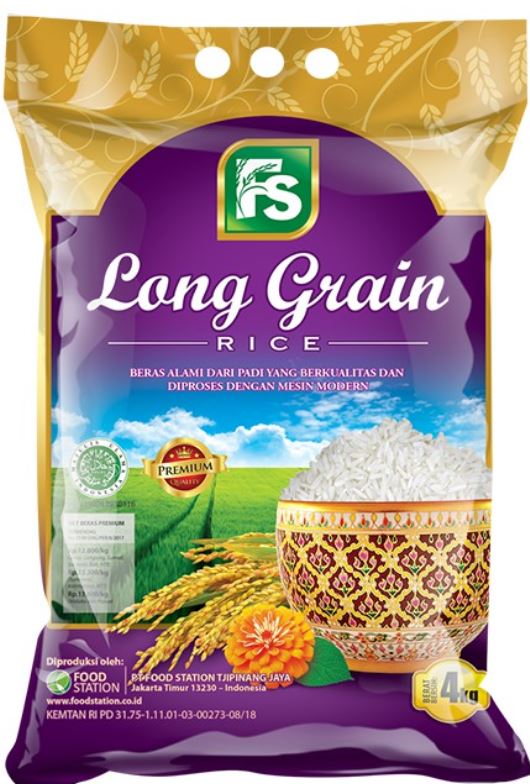 Beras Long Grain FS 4 Kg